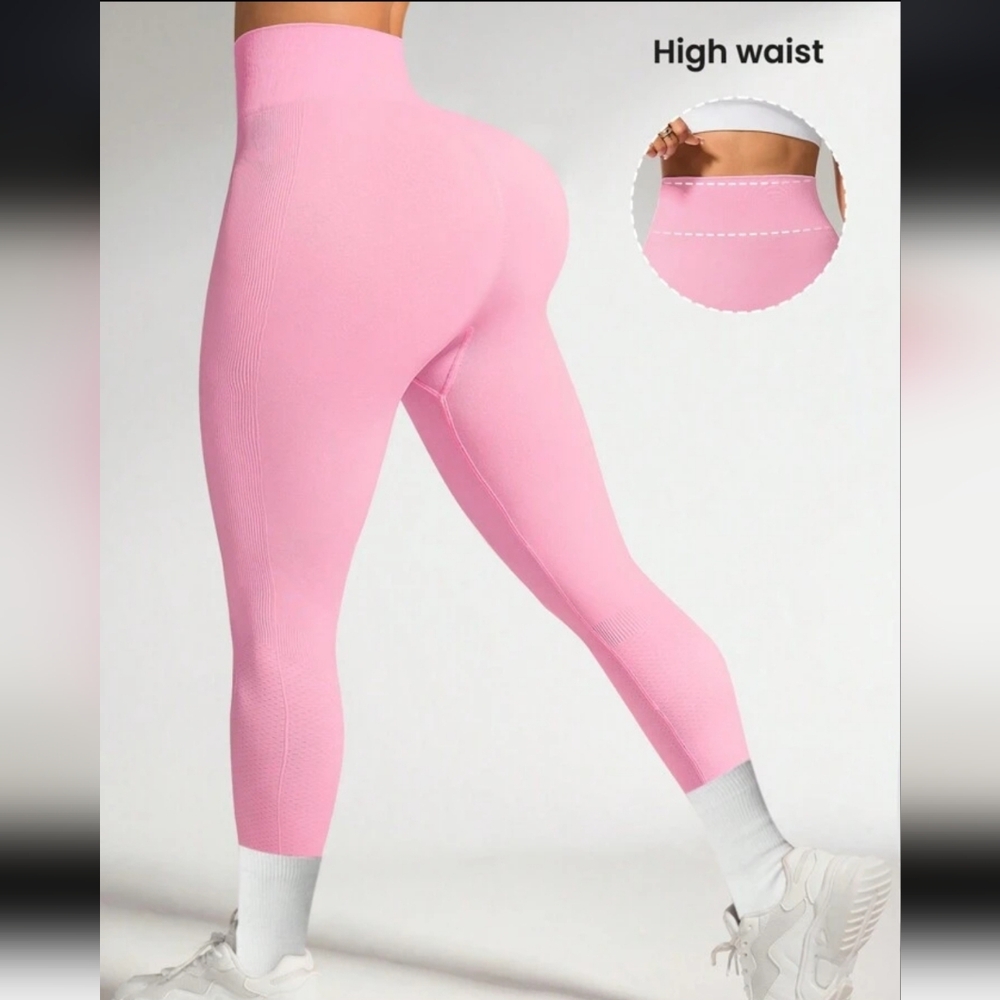 Passionate Pink High Waist Legging Yoga pants (L)